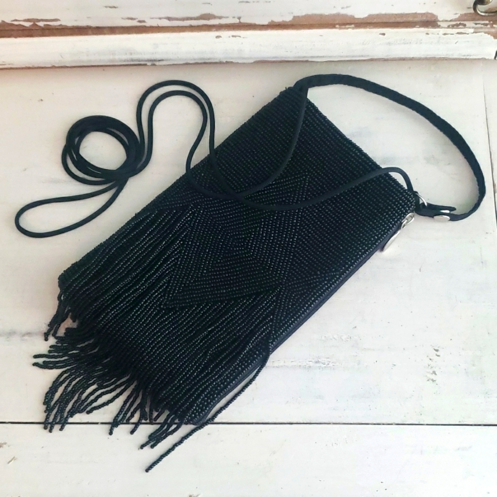 Western beaded crossbody bag